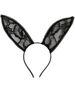 Fleur Du Mal oreilles de lapin en dentelle - Noir - thumbnail