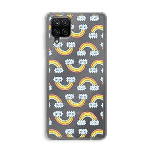 Regenboog: Samsung Galaxy A12 Transparant Hoesje