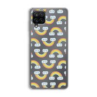Regenboog: Samsung Galaxy A12 Transparant Hoesje