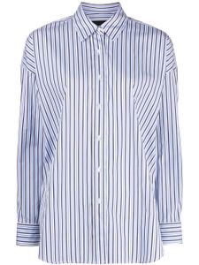 Nili Lotan chemise oversize à rayures - Bleu
