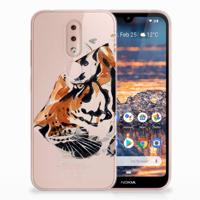 Smartphone hoesje Nokia 4.2 Watercolor Tiger