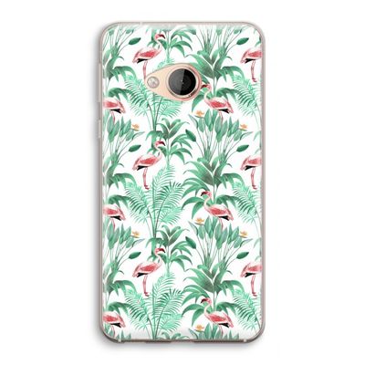 Flamingo bladeren: HTC U Play Transparant Hoesje