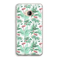 Flamingo bladeren: HTC U Play Transparant Hoesje Flamingo bladeren: HTC U Play Transparant Hoesje