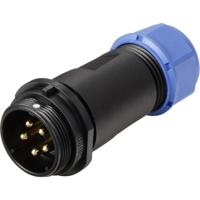 Weipu SP2111 / P 5 II Ronde connector Stekker, recht Totaal aantal polen: 5 Serie (ronde connectoren): SP21 1 stuk(s)