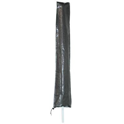 Afdekhoes Product ? grijs ? kunststof ? 350 cm ? parasolhoes ritssluiting