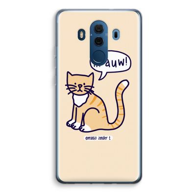 Miauw: Huawei Mate 10 Pro Transparant Hoesje