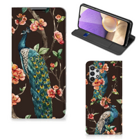 Samsung Galaxy A32 5G Hoesje maken Pauw met Bloemen