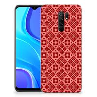 Xiaomi Redmi 9 TPU bumper Batik Rood