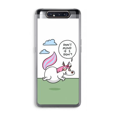 Unicorn: Samsung Galaxy A80 Transparant Hoesje