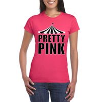 Circus t-shirt roze Pretty Pink dames - thumbnail