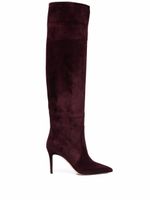 Scarosso bottes en daim - Rouge