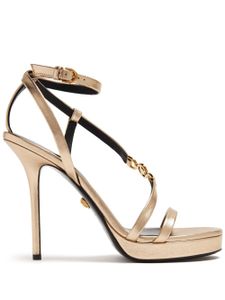 Versace sandales en cuir 115 mm - Or