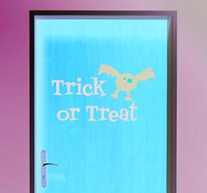 Deursticker Trick or Treat