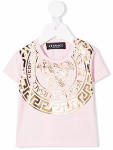 Versace Kids t-shirt à imprimé Medusa Head - Rose