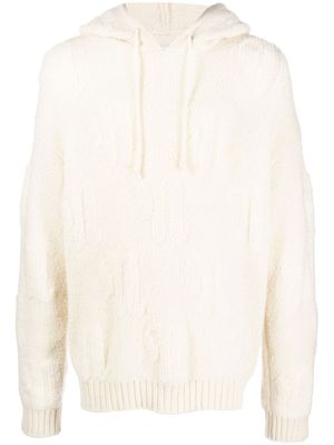 Nanushka hoodie en maille - Tons neutres