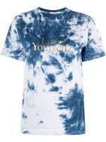 Rabanne t-shirt à imprimé tie-dye - Bleu - thumbnail