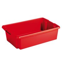 Sunware opslagbox kunststof 30 liter rood 59 x 39 x 17 cm