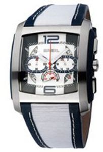 Horlogeband Seiko BW0221 Leder Wit 21mm