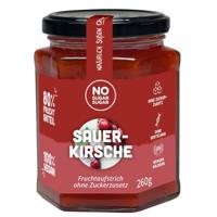 No Sugar Sugar Fruitspread Zure Kersen (260 gr)