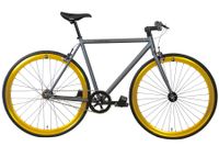 FabricBike Original Graphite & Gold Fixie Fiets FabricBike Original Graphite & Gold Fixie Fiets