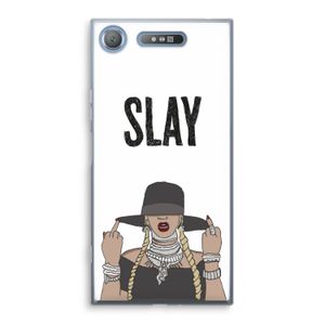 Slay All Day: Sony Xperia XZ1 Transparant Hoesje