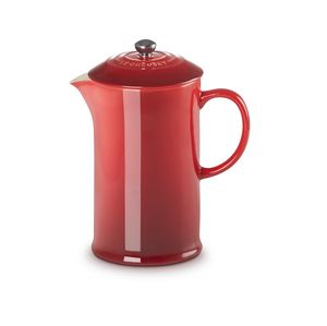 LE CREUSET - Aardewerk - Koffiepot met pers 0,80l Kersenrood