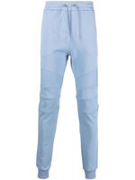 Balmain pantalon en coton à taille élastiquée - Bleu - thumbnail