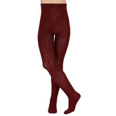 Carnaval verkleed panty voor kinderen - Maillot - bordeaux rood - katoen/polyester