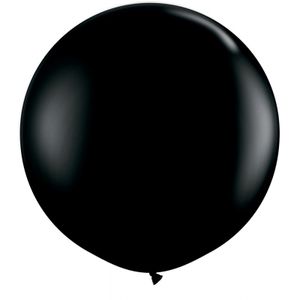 Qualatex mega ballon 90 cm diameter zwart