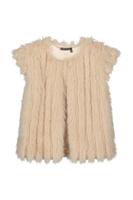 Like Flo Meisjes bodywarmer fur - Doutze - Taupe