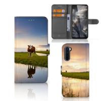 OnePlus Nord | Telefoonhoesje | Met pasjeshouder | Koe