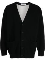 Attachment cardigan à boutonnière - Noir