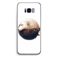 Yin Yang Wolves: Samsung Galaxy S8 Plus Transparant Hoesje
