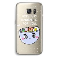 I'm A Hopeless Ramen-Tic For You: Samsung Galaxy S7 Transparant Hoesje