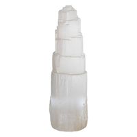 Edelsteen Seleniet Toren 40 cm Ca. 5kg zonder snoer