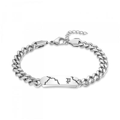Police PEAGB0041201 Zilverkleurig Heren armband