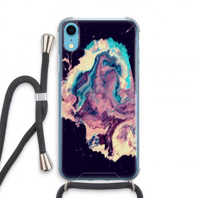Cosmic Silence: iPhone XR Transparant Hoesje met koord