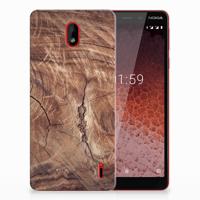 Nokia 1 Plus | Bumper Hoesje | Tree Trunk