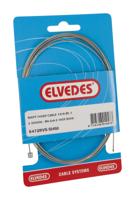 Schakel binnenkabel Elvedes voor Shimano 2250mm RVS ø1,1mm Shimano N-nippel (op kaart) - Zilver