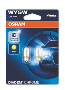 Gloeilamp WY5W DiademÂ® Chrome 5W [12V] (2 st.) OSRAM, Spanning (Volt)12V