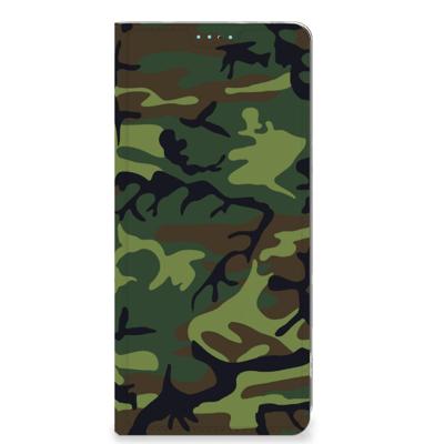 OPPO A98 5G | Hoesje met Magneet | Army Dark OPPO A98 5G | Hoesje met Magneet | Army Dark