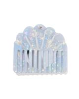 HEMA Haarborstel met spiegel 8x7.3cm schelp