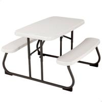 Kindertafel Lifetime Crème Opvouwbaar Picknick 82,5 x 53,5 x 90 cm Staal Plastic