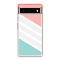 Strepen pastel: Google Pixel 6 Transparant Hoesje