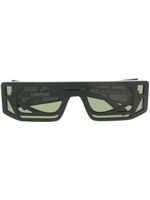 Kuboraum lunettes de soleil à monture carrée oversize - Noir