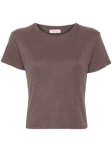 The Mannei t-shirt à design nervuré - Marron