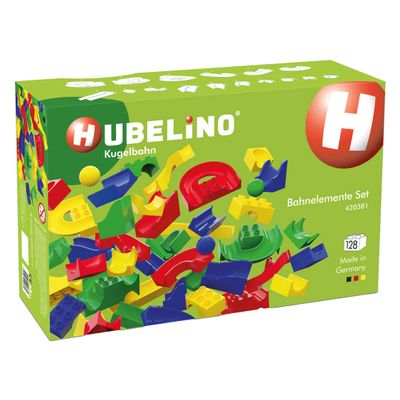 Hubelino knikkerbaan baanelementen, 128dlg.