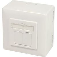 LogiLink NP0124 2 x RJ-45 wandcontactdoos