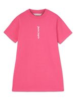 Palm Angels Kids logo-print T-shirt dress - Rose