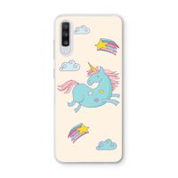 Vliegende eenhoorn: Samsung Galaxy A70 Transparant Hoesje